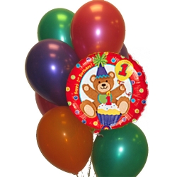 BBN18-singapore 1st birthday balloons