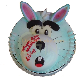 GF0024-Bunny Face Cake