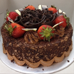 GF0332-chocolate delights cake