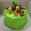 GF0365-green fantasy cake