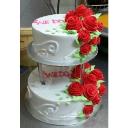 GF0582-2tier wedding cake
