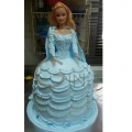 GF0601-blue princess cake