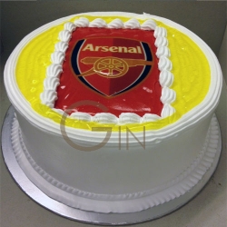 GF544-photo cake arsenal cake