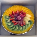 OC0127V-Vegetarian / Eggless Fresh Mango Cake