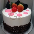 GFP0162F-300gm RED Dreamy F Birthday Cake