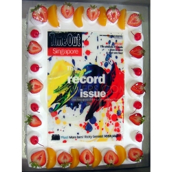 OC1152-Photo Magazine Design Cake