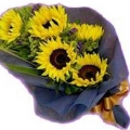 QF0028-Sunflower Hand Bouquet