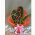 QF1158-Roses Standing Bouquet