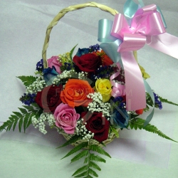 QF1159-Mixed Roses Arrangement